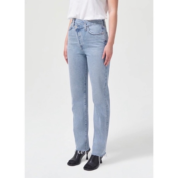 AGOLDE CRISS CROSS JEANS STRAIGHT 27 - Picture 2 of 16
